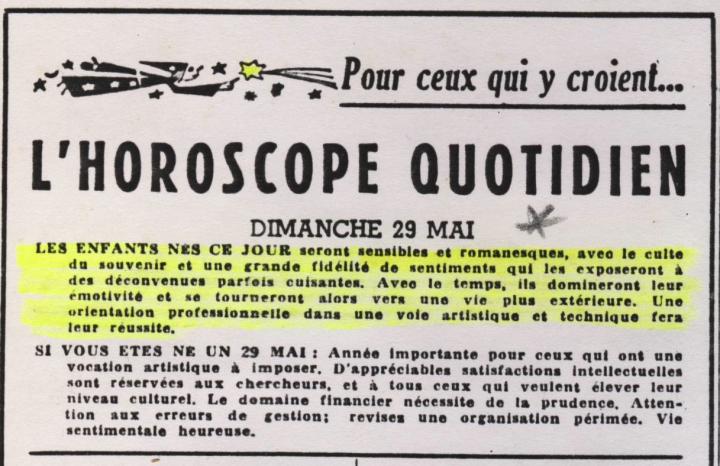 Jean-Lucien Guillaume event : Journal LE SOIR 29 mai 1960