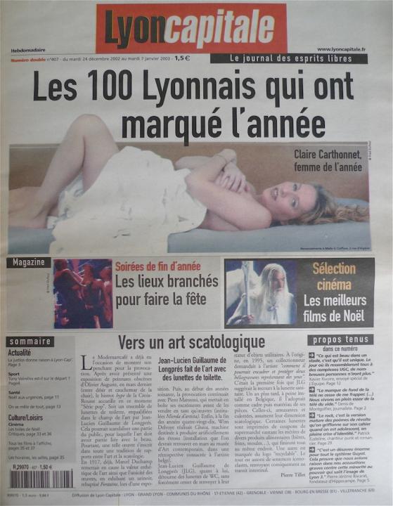 Jean-Lucien Guillaume event : LYON CAPITALE 24/12/2002 Jean-Lucien Guillaume event : LYON CAPITALE 24/12/2002