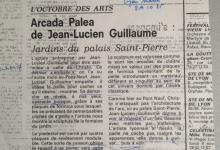 Jean-Lucien Guillaume event : ARCADA PALEA  par René Déroudille